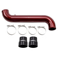 Wehrli 11-16 GM Duramax LML Passenger Side 3.5in Intercooler Pipe - Sparkle Bomber Orange for LML Duramax | WCF100682-SBO