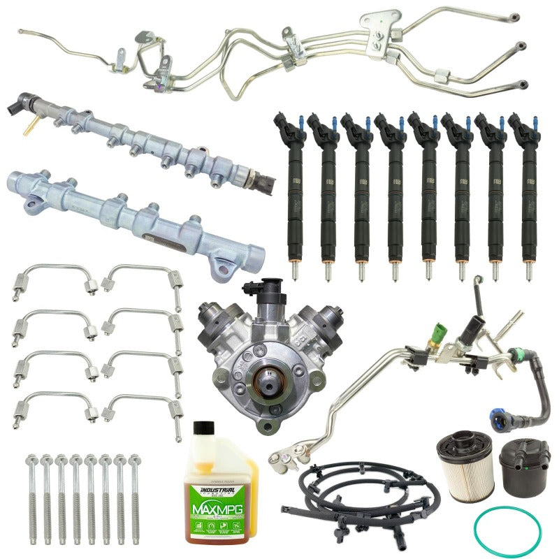 Industrial Injection 11-14 Ford PowerStroke 6.7L Bosch Disaster Kit - Fuel System for Power Stroke | 3GG101