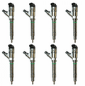 Exergy 06-07 Chevrolet Duramax 6.6L LBZ Reman Sportsman Injector - Set of 8 - Injector Set for LBZ Duramax | E01 10302