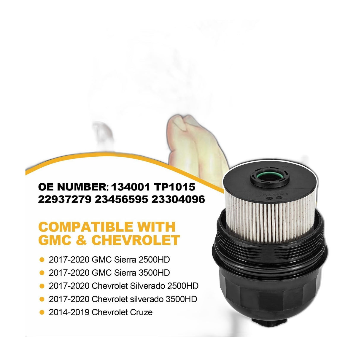 L5P Duramax Fuel Filter 2017 - New Direct-Fit Diesel Replacement