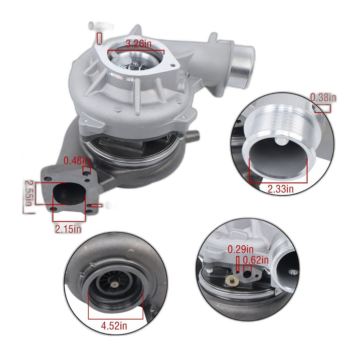 L5P Duramax Turbocharger 2017-2022 - Remanufactured Direct-Fit Diesel Replacement