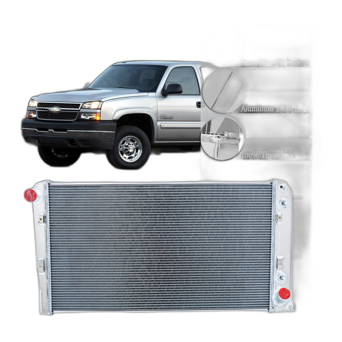 LB7 Duramax Radiator 2001-2005 - New Direct-Fit Diesel Replacement