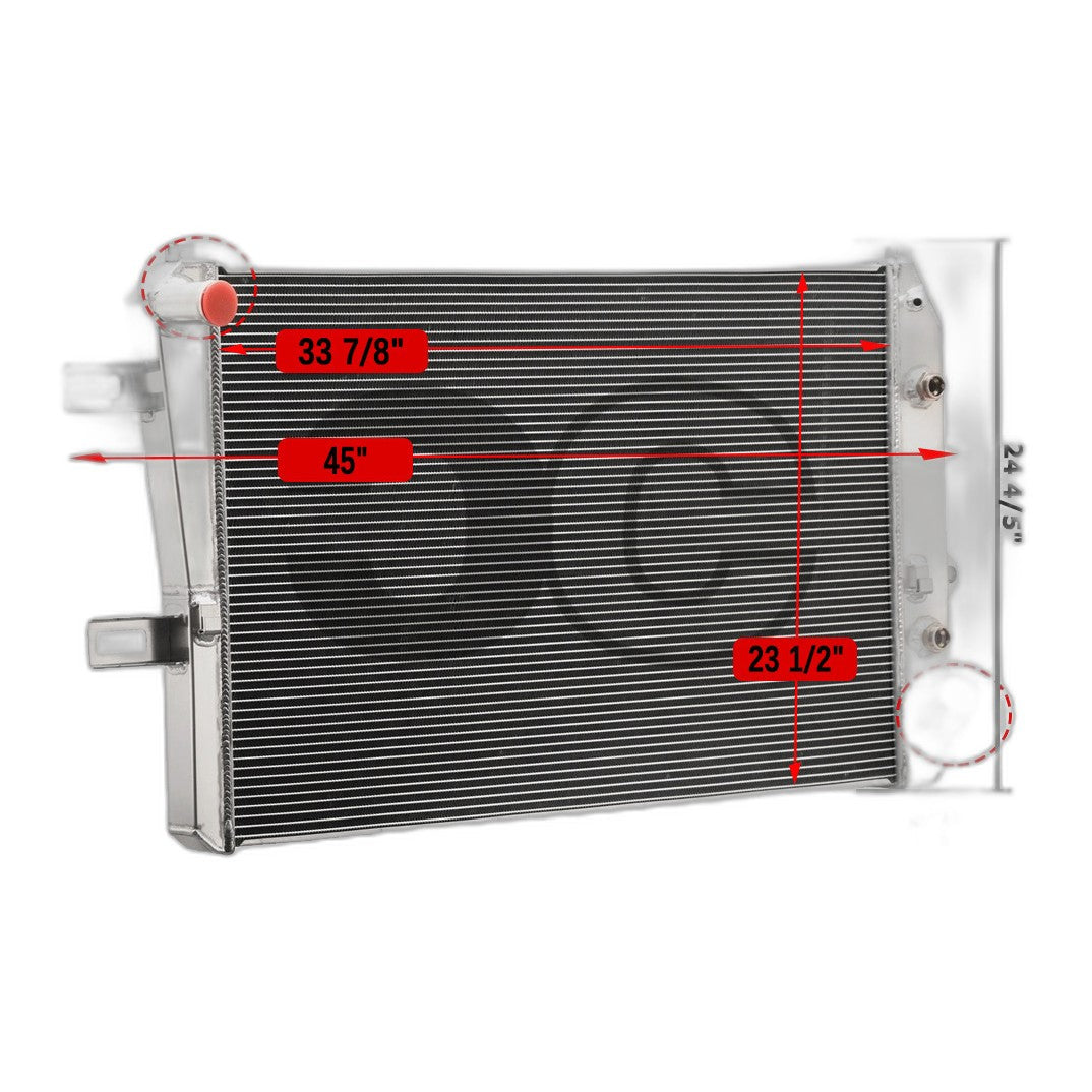LBZ Duramax Radiator 2006-10 - New Direct-Fit Diesel Replacement