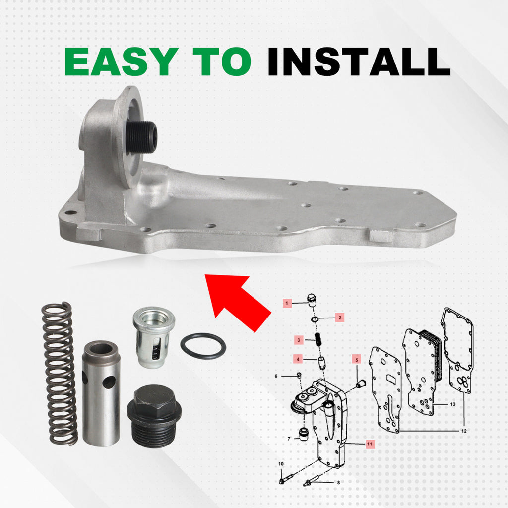5.9L Cummins Oil Cooler - New Direct-Fit Diesel Replacement