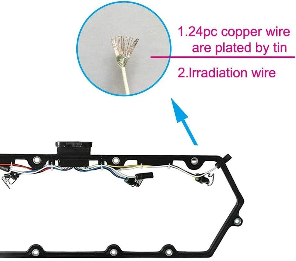 7.3L Power Stroke Valve Cover Gasket - New Direct-Fit Diesel Replacement