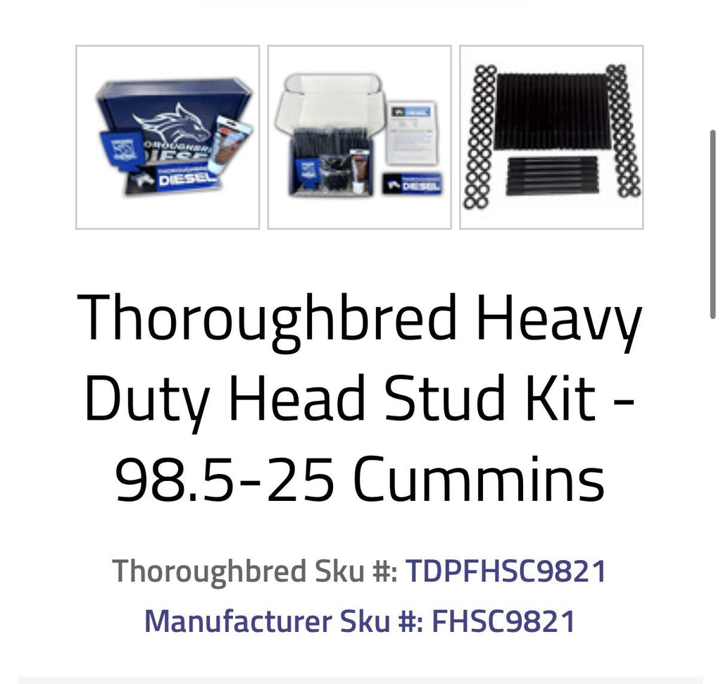 5.9L Cummins Head Stud 1998 - New Direct-Fit Diesel Replacement