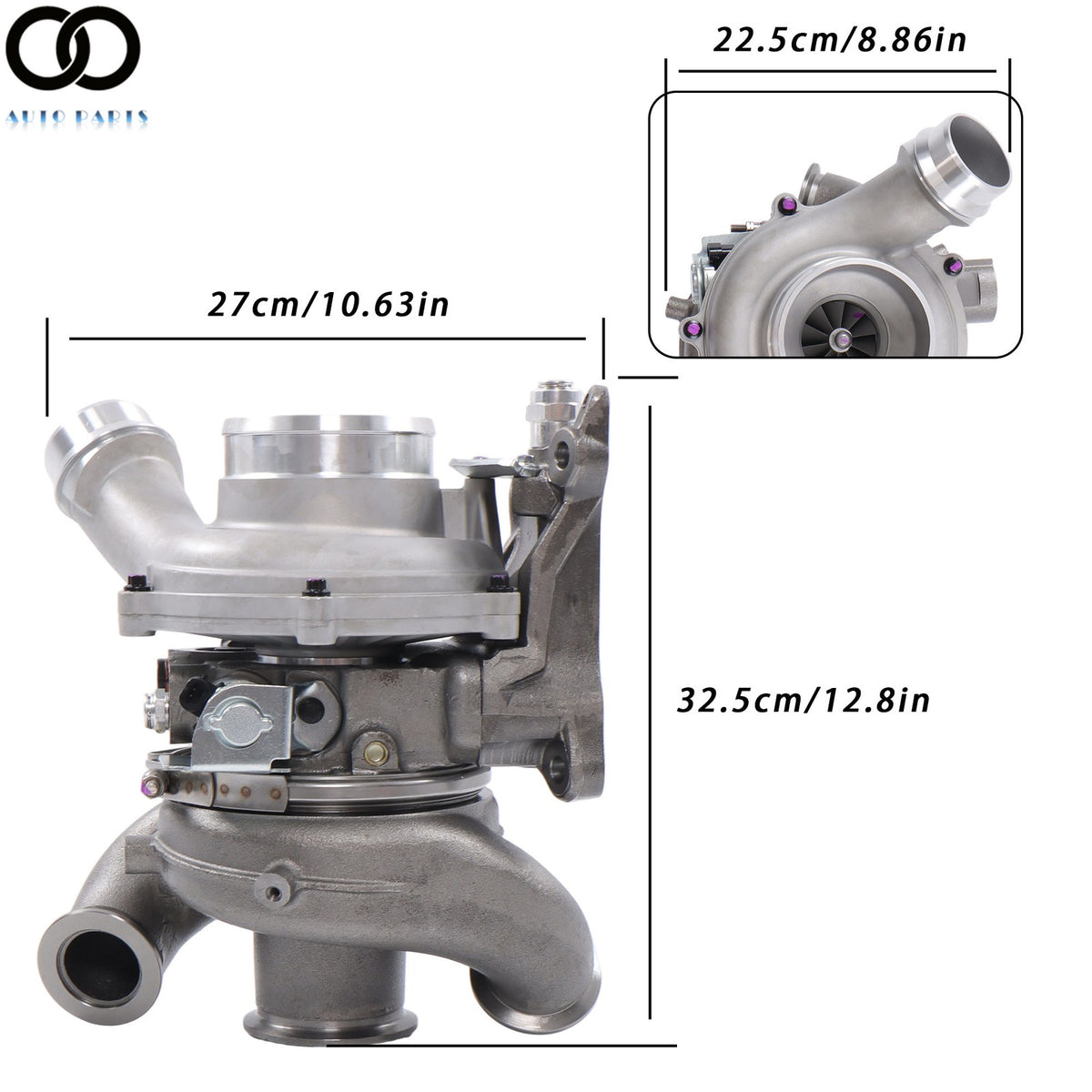 6.7L Power Stroke Turbocharger 2011-2016 - Remanufactured Direct-Fit Diesel Replacement