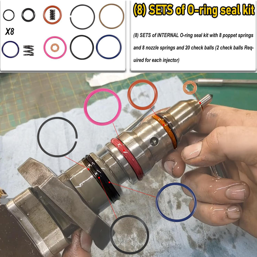 7.3L Power Stroke Injector Set 1994-03 - Remanufactured Direct-Fit Diesel Replacement
