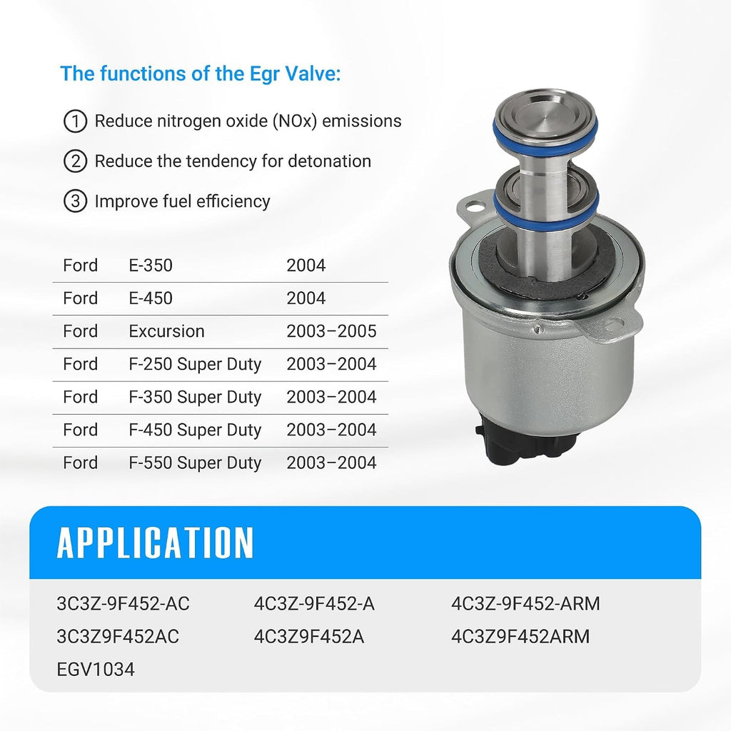 6.0L Power Stroke EGR Valve 2003 - New Direct-Fit Diesel Replacement