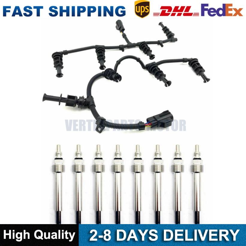 6.4L Power Stroke Glow Plug - New Direct-Fit Diesel Replacement