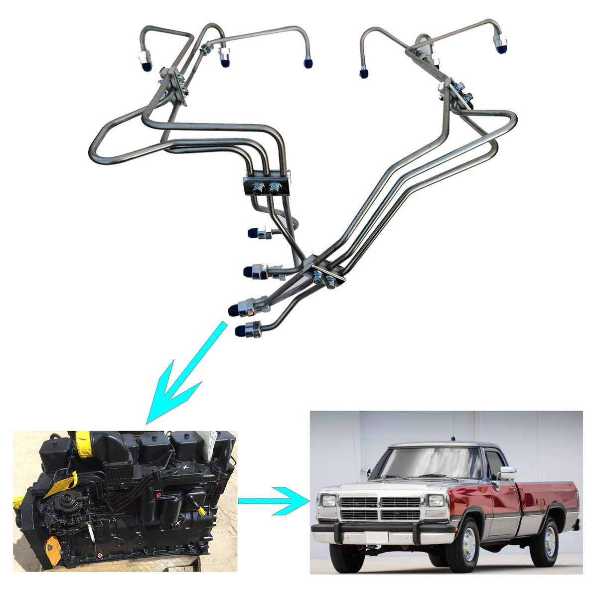 5.9L Cummins Injector Line 1991 - New Direct-Fit Diesel Replacement