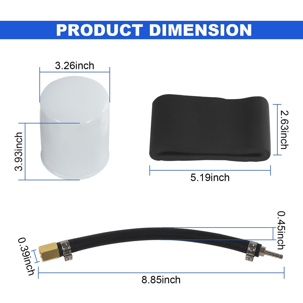 6.7L Power Stroke Fuel Filter - New Direct-Fit Diesel Replacement