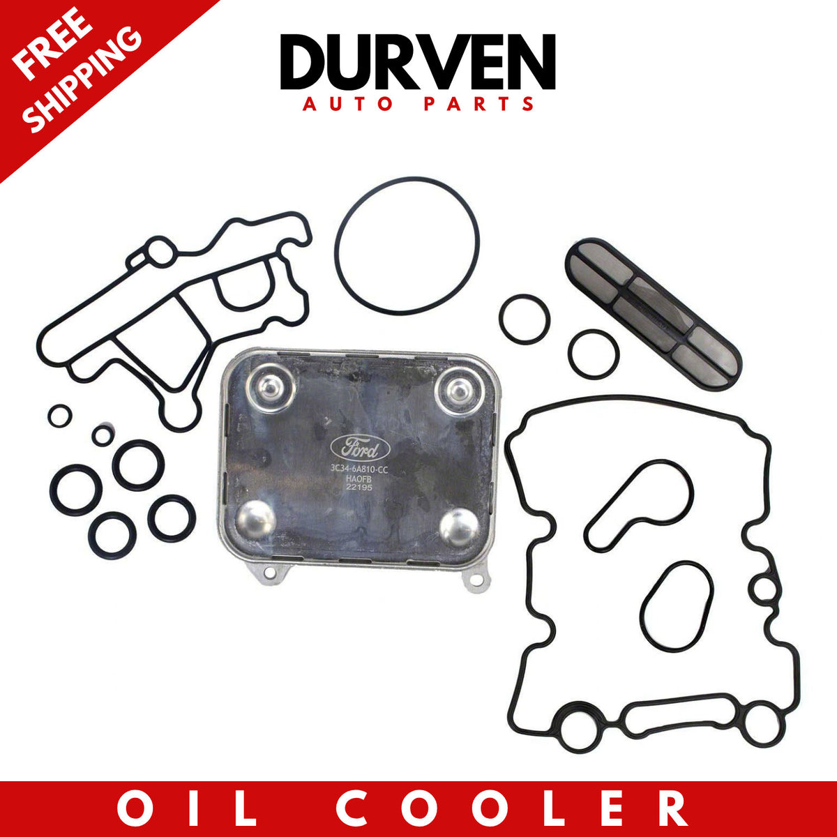 6.0L Power Stroke Oil Cooler - New Direct-Fit Diesel Replacement