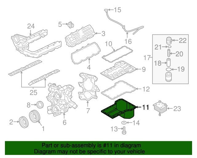 6.0L Power Stroke Oil Pan - New Direct-Fit Diesel Replacement