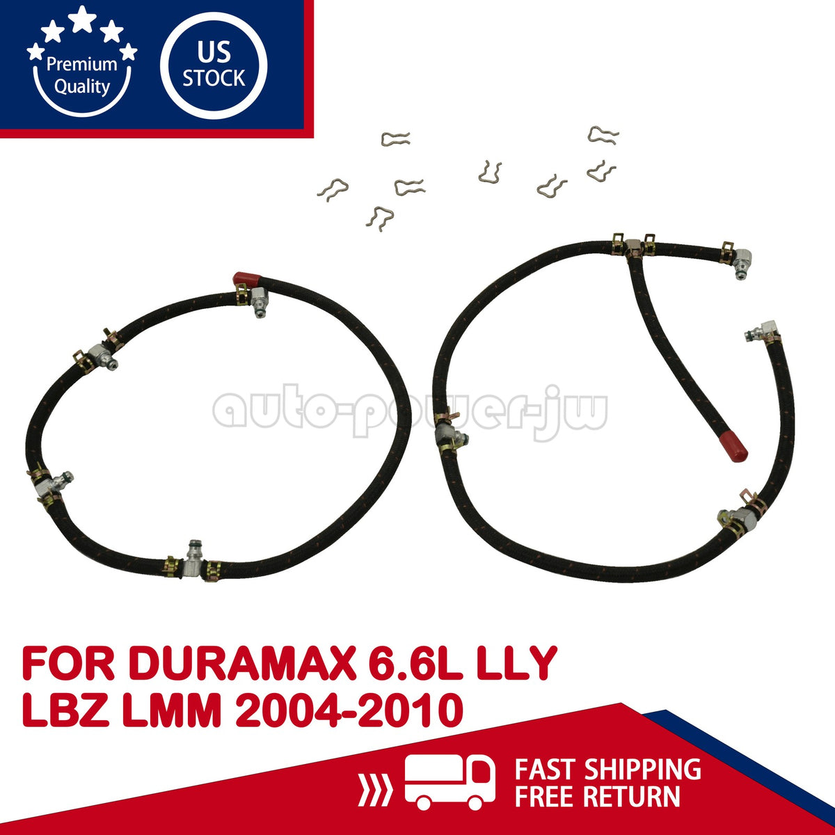LLY Duramax Injector Set - Remanufactured Direct-Fit Diesel Replacement