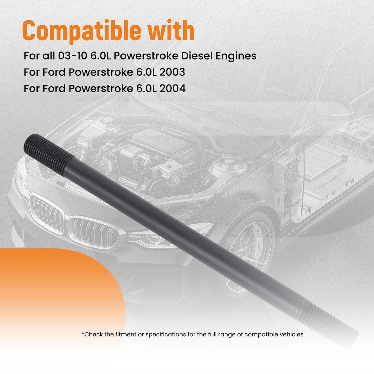 6.0L Power Stroke Head Stud - New Direct-Fit Diesel Replacement