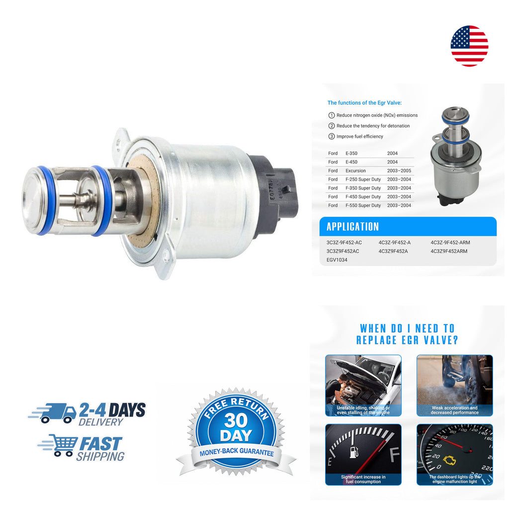 6.0L Power Stroke EGR Valve - New Direct-Fit Diesel Replacement