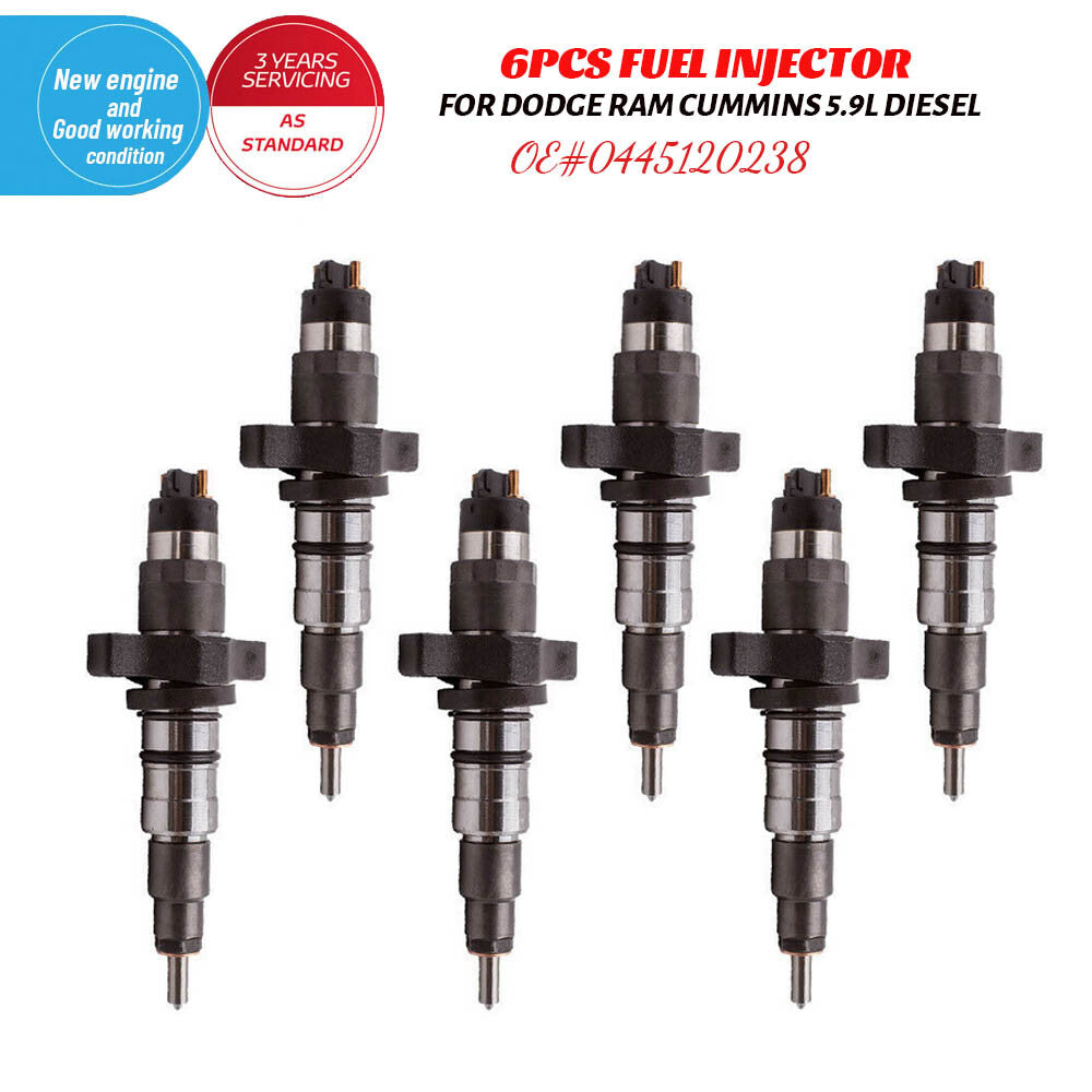 5.9L Cummins Injector Set 2004 - Remanufactured Direct-Fit Diesel Replacement