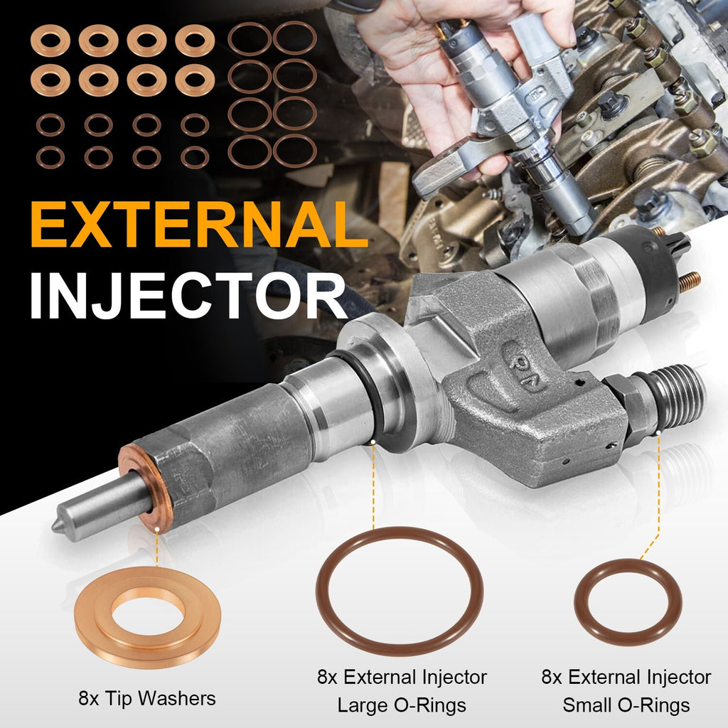 LB7 Duramax Injector Set - Remanufactured Direct-Fit Diesel Replacement