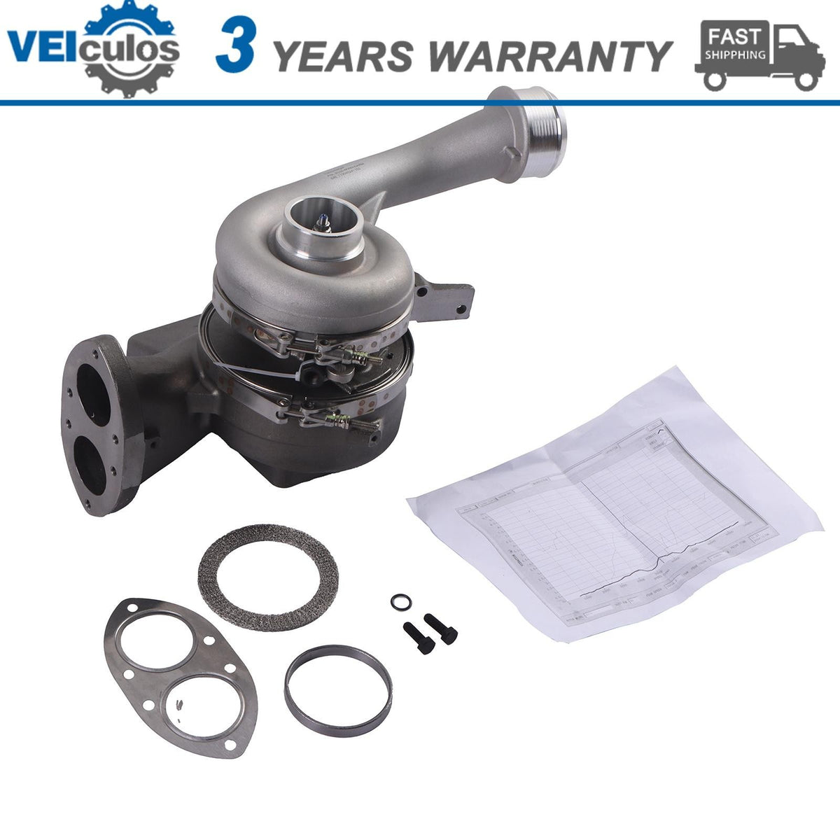 6.4L Power Stroke Turbocharger 2008-2010 - Remanufactured Direct-Fit Diesel Replacement