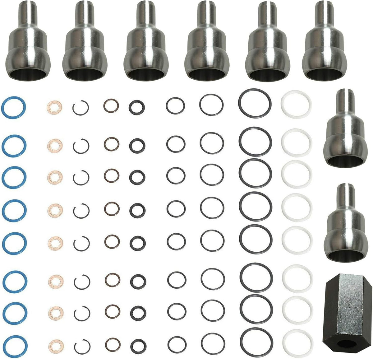 6.0L Power Stroke Injector Seal Kit - New Direct-Fit Diesel Replacement