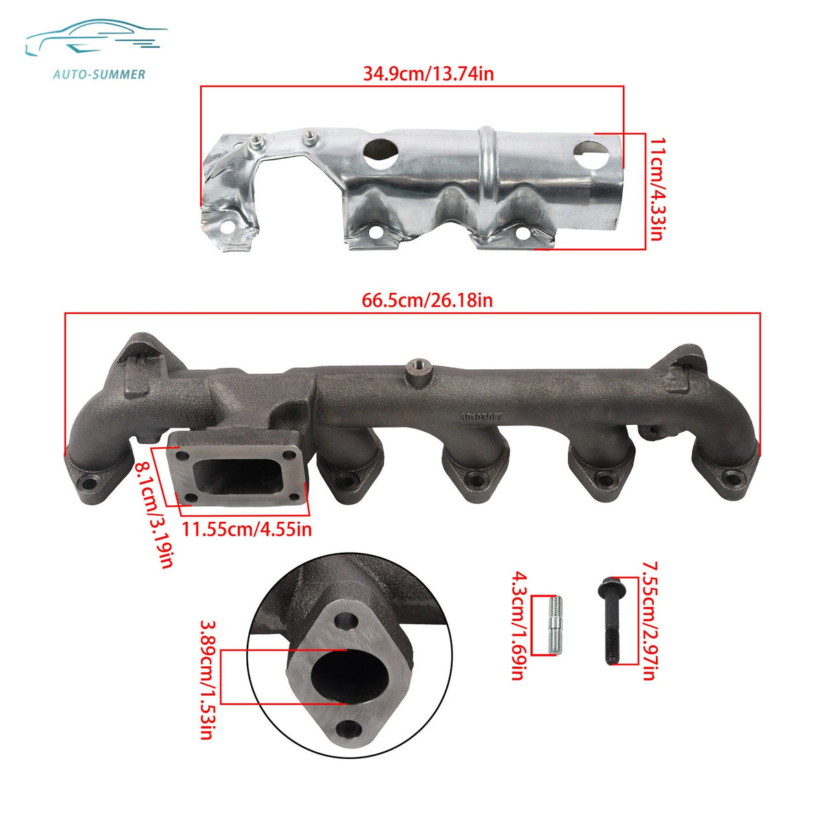 6.7L Cummins Exhaust Manifold 2007 - New Direct-Fit Diesel Replacement