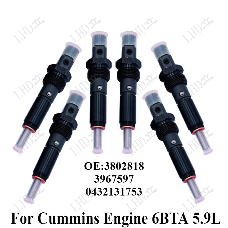 5.9L Cummins Injector Set - Remanufactured Direct-Fit Diesel Replacement