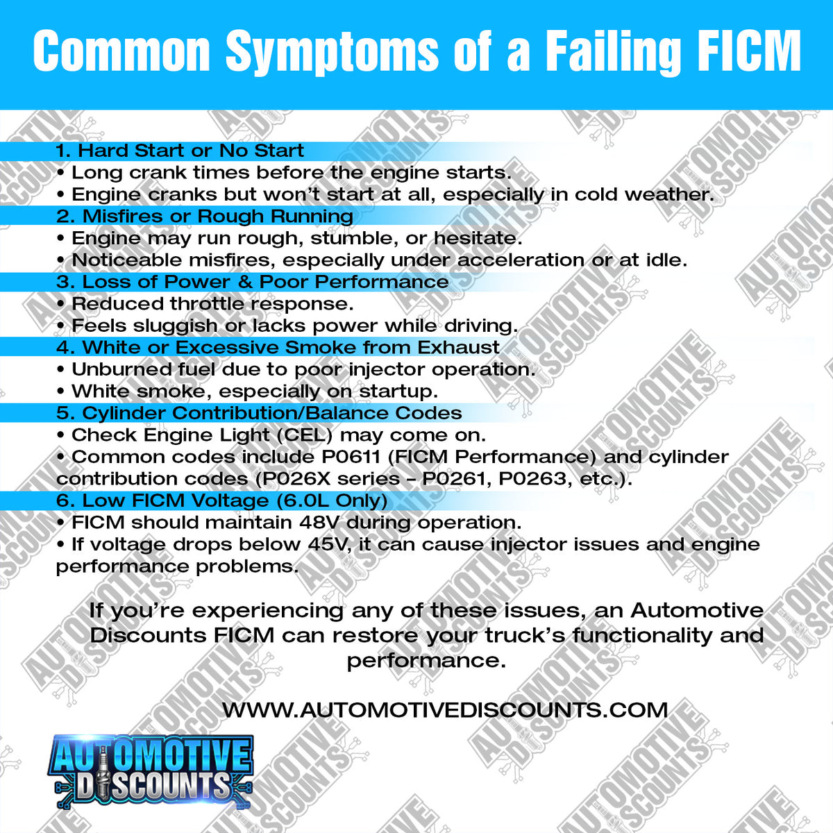 6.0L Power Stroke FICM - Remanufactured Direct-Fit Diesel Replacement