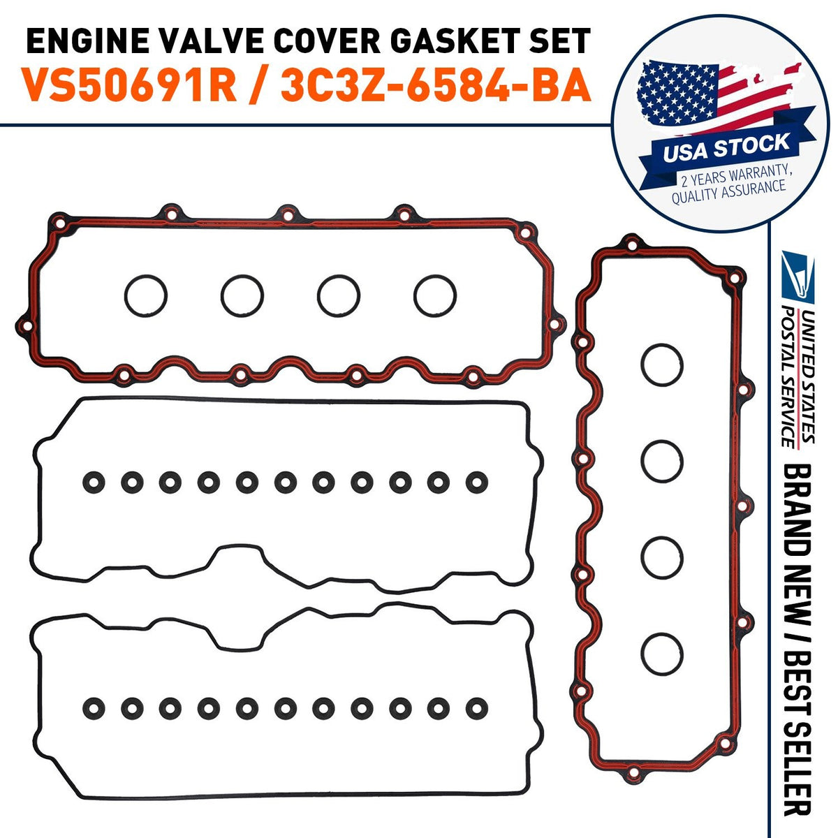 6.0L Power Stroke Valve Cover Gasket - New Direct-Fit Diesel Replacement
