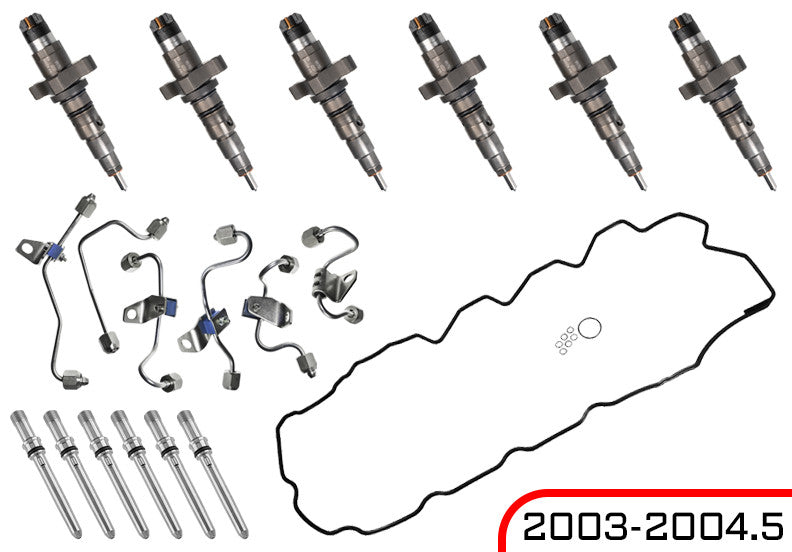 5.9L Cummins Injector Set 2003-2004 - Remanufactured Direct-Fit Diesel Replacement