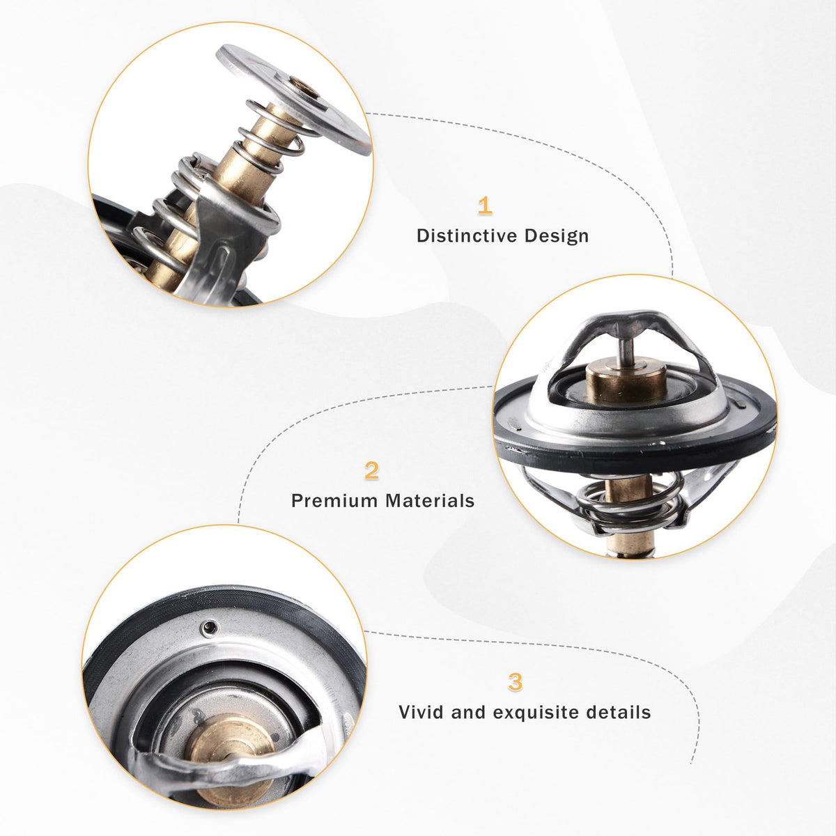 7.3L Power Stroke Thermostat - New Direct-Fit Diesel Replacement