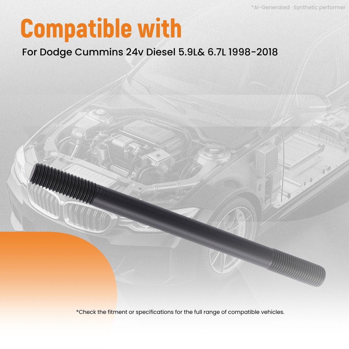 6.7L Cummins Head Stud - New Direct-Fit Diesel Replacement