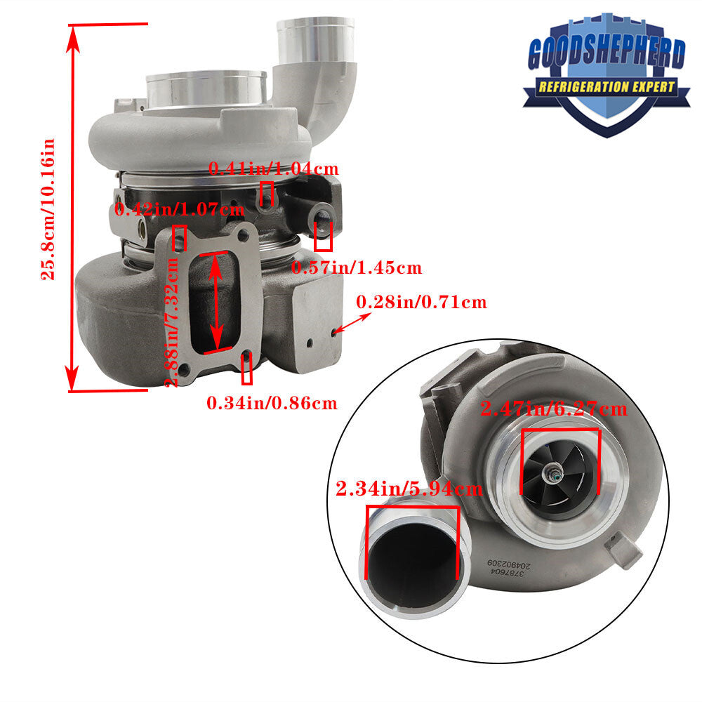 6.7L Cummins Turbocharger 2013-2018 - Remanufactured Direct-Fit Diesel Replacement