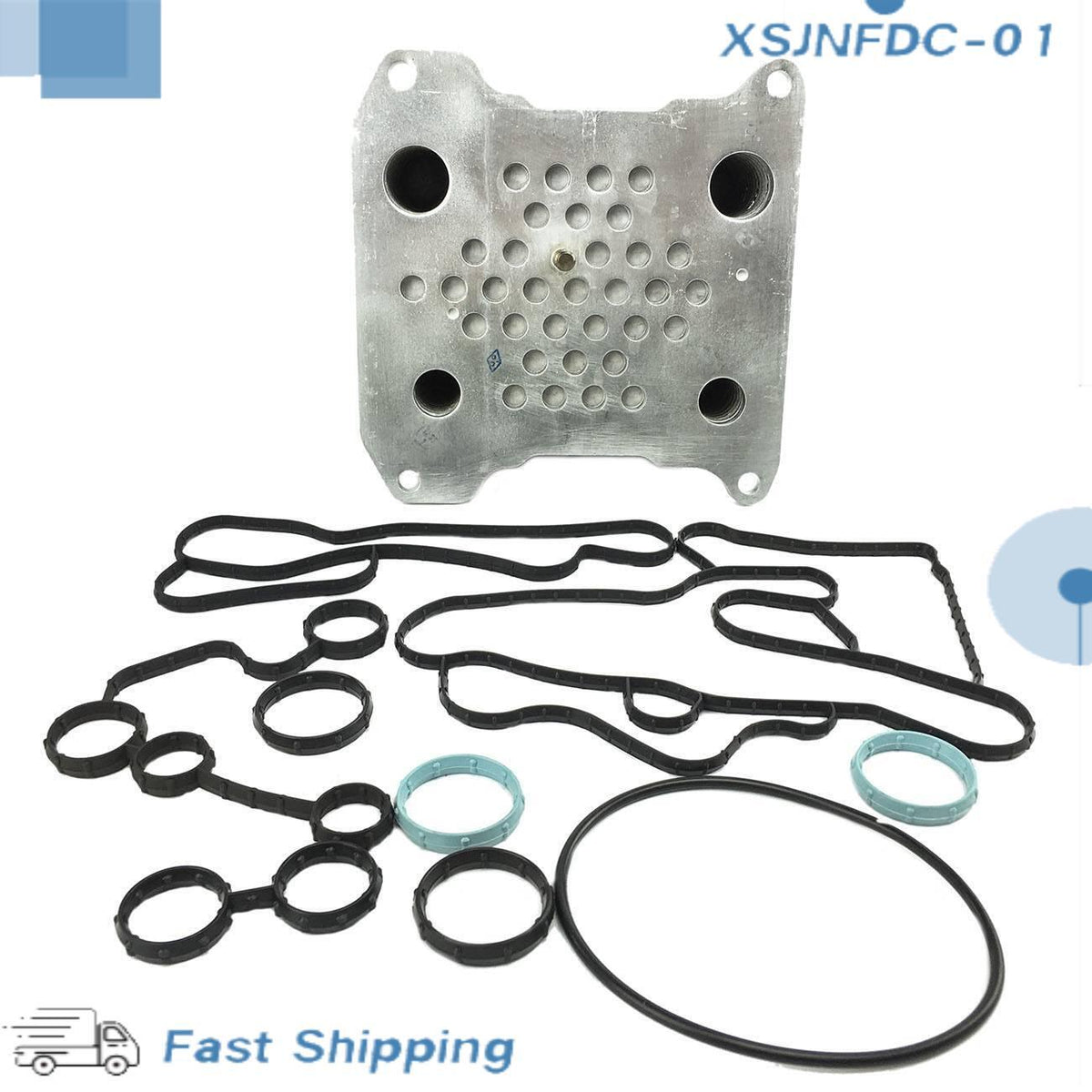 6.4L Power Stroke Oil Cooler - New Direct-Fit Diesel Replacement
