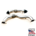 6.4L Power Stroke Up-Pipe Kit 2008-2010 - New Direct-Fit Diesel Replacement