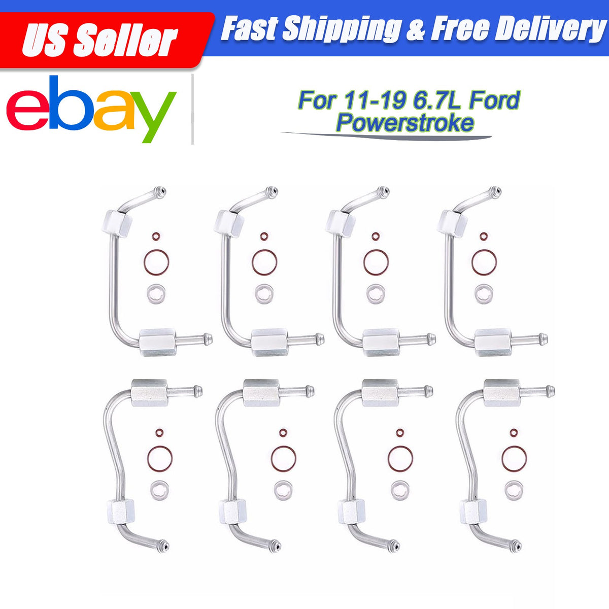 6.7L Power Stroke Injector Line - New Direct-Fit Diesel Replacement
