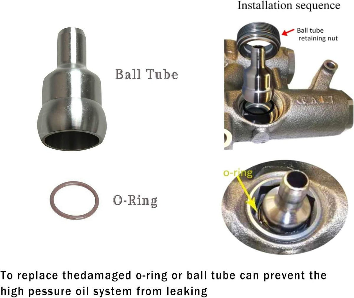 6.0L Power Stroke Injector Seal Kit - New Direct-Fit Diesel Replacement