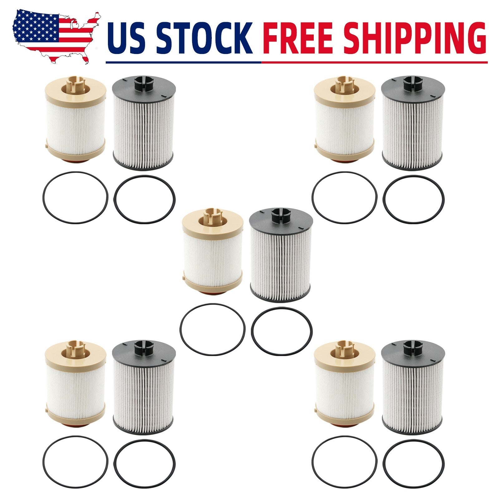 6.4L Power Stroke Fuel Filter - New Direct-Fit Diesel Replacement