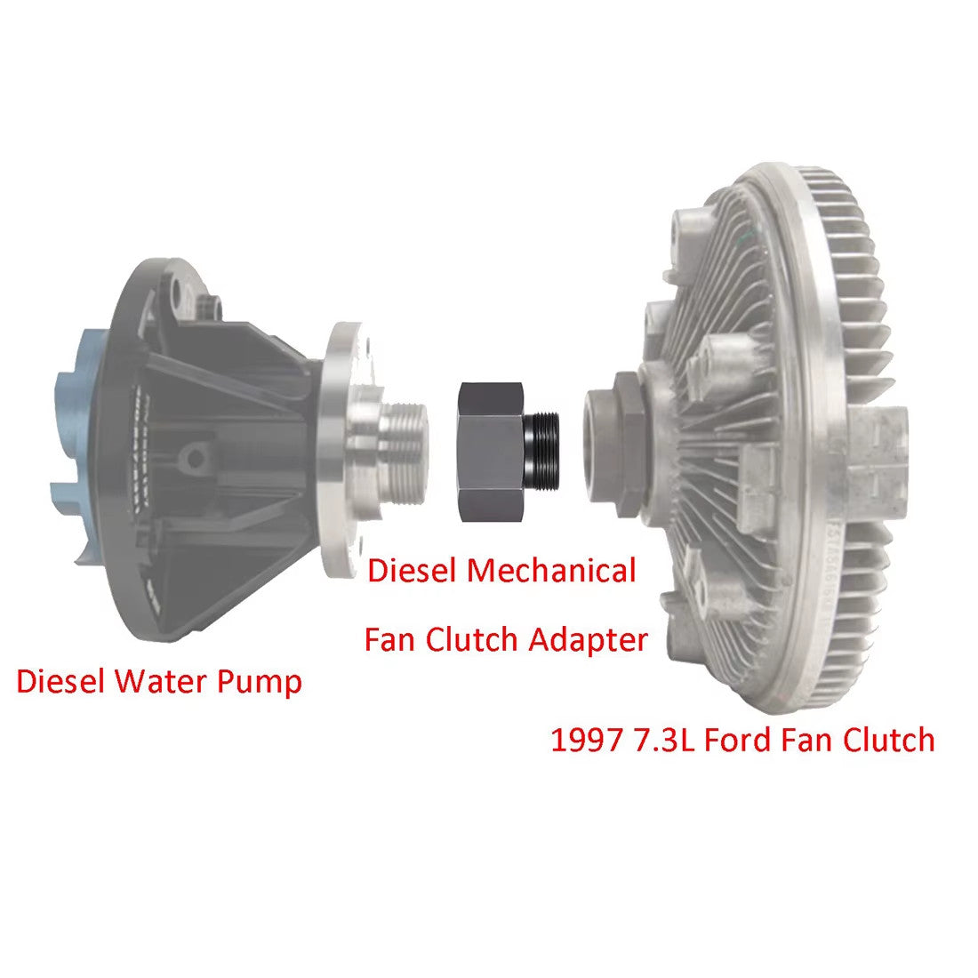 6.0L Power Stroke Fan Clutch - New Direct-Fit Diesel Replacement