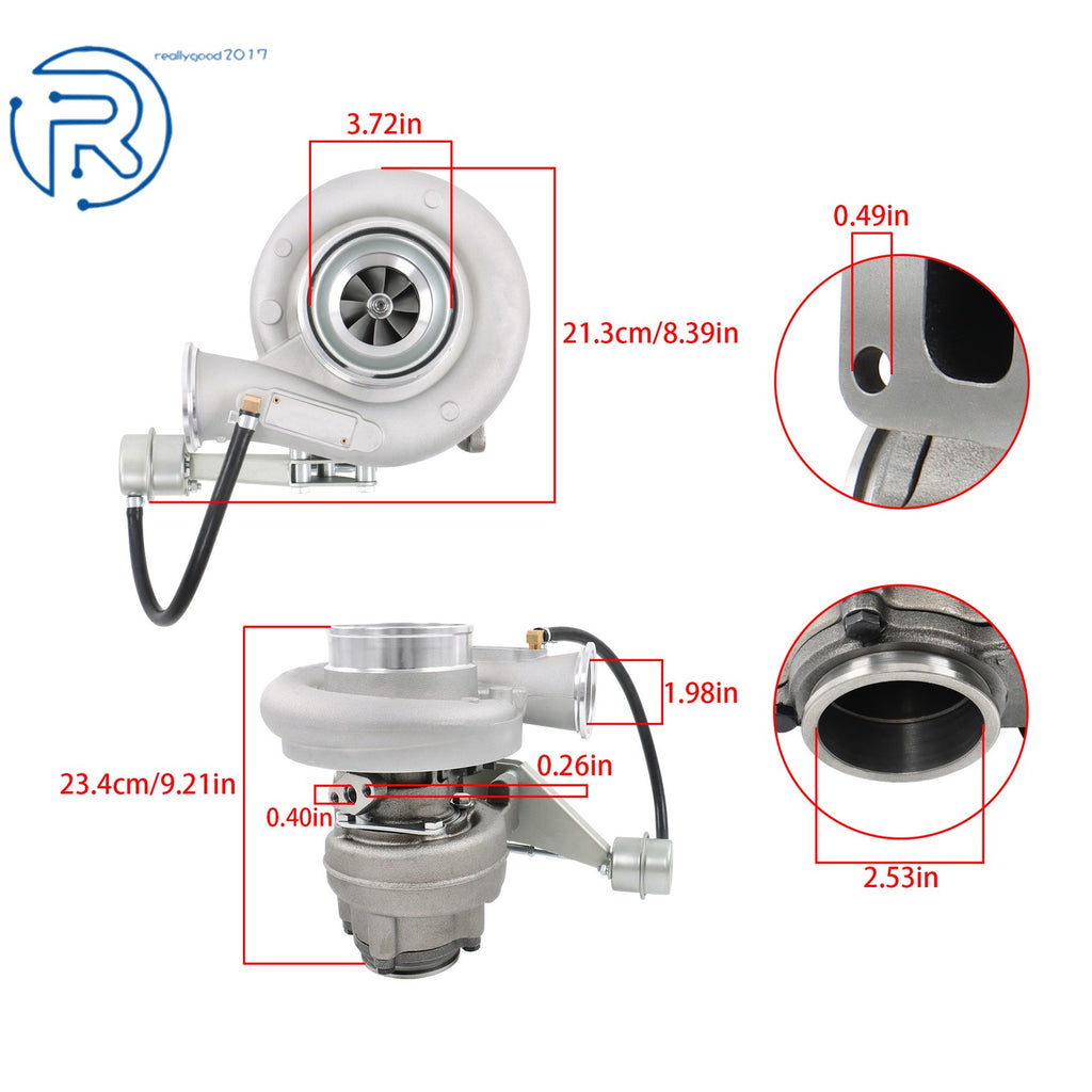 5.9L Cummins Turbocharger 1994-1998 - Remanufactured Direct-Fit Diesel Replacement