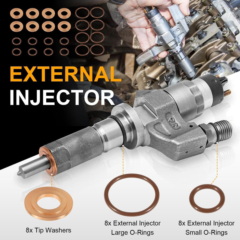 LB7 Duramax Injector Set 2001-2004 - Remanufactured Direct-Fit Diesel Replacement
