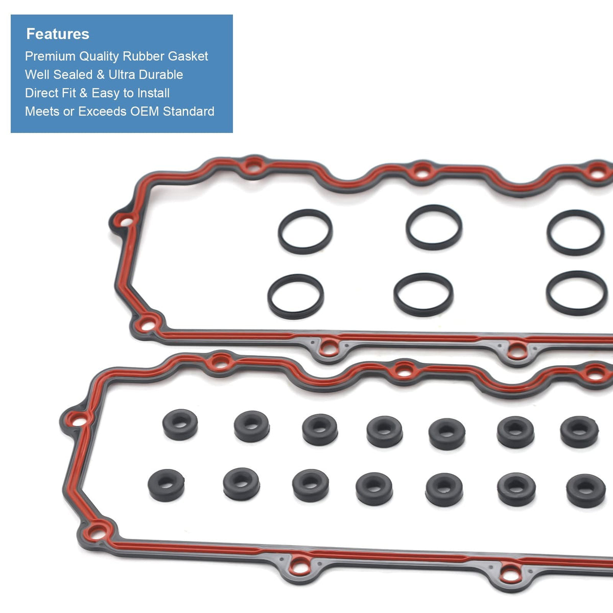 6.0L Power Stroke Valve Cover Gasket - New Direct-Fit Diesel Replacement