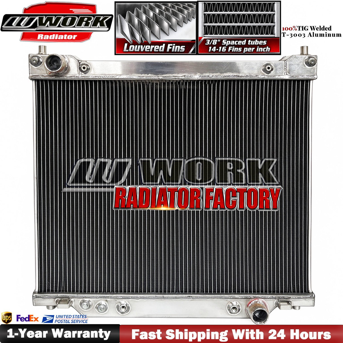 7.3L Power Stroke Radiator 1995-1997 - New Direct-Fit Diesel Replacement