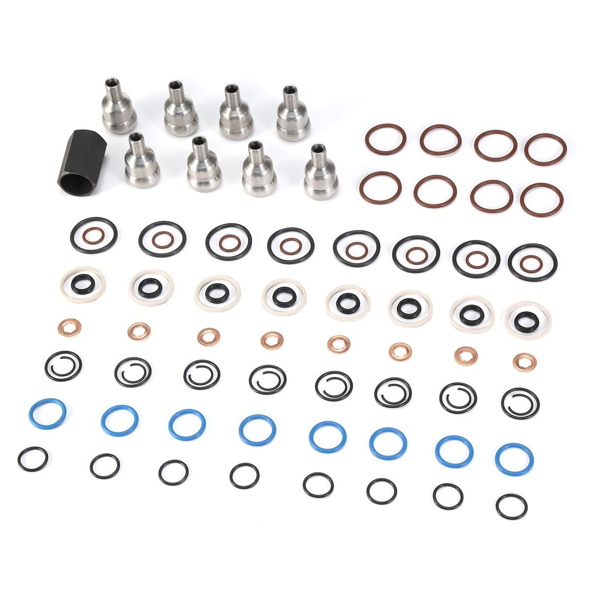 6.0L Power Stroke Injector Seal Kit - New Direct-Fit Diesel Replacement