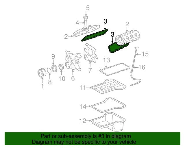 6.0L Power Stroke Valve Cover Gasket - New Direct-Fit Diesel Replacement