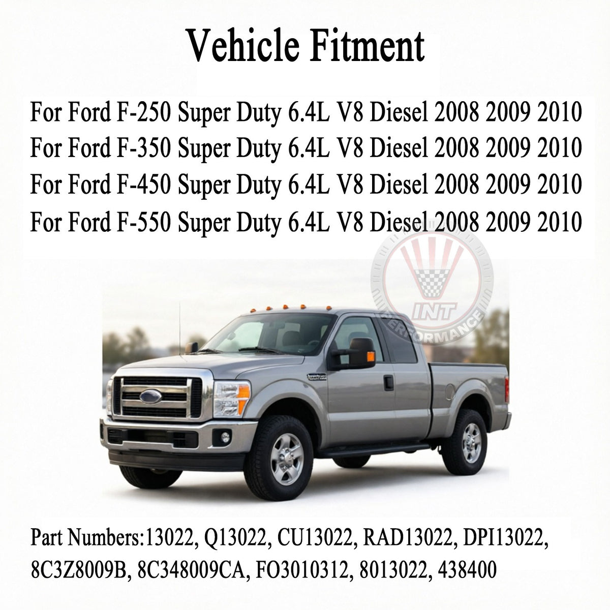 6.4L Power Stroke Radiator - New Direct-Fit Diesel Replacement