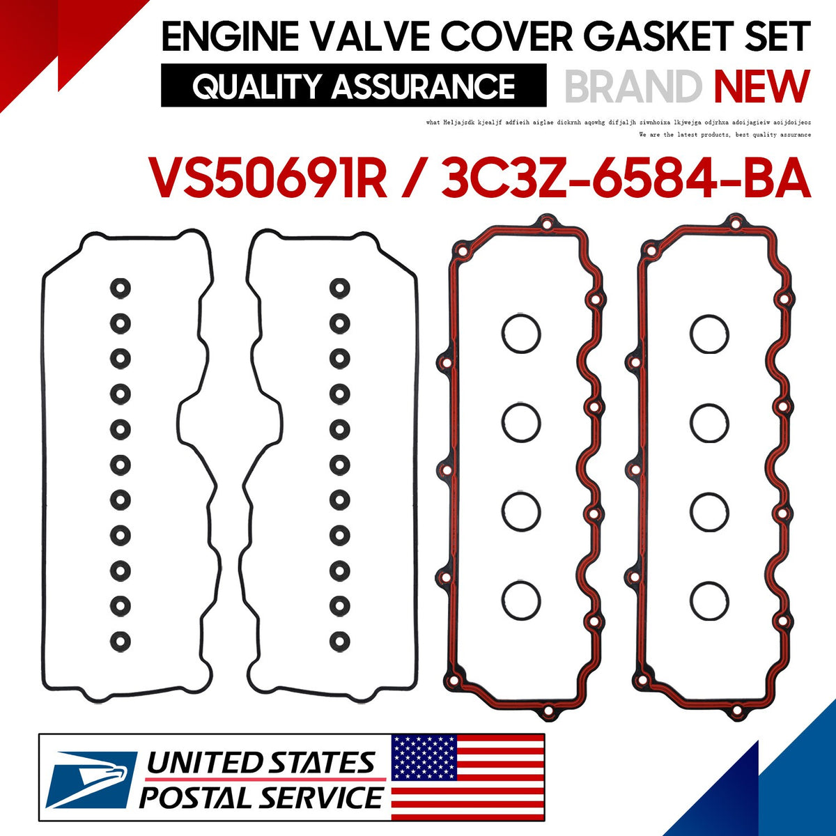 6.0L Power Stroke Valve Cover Gasket - New Direct-Fit Diesel Replacement