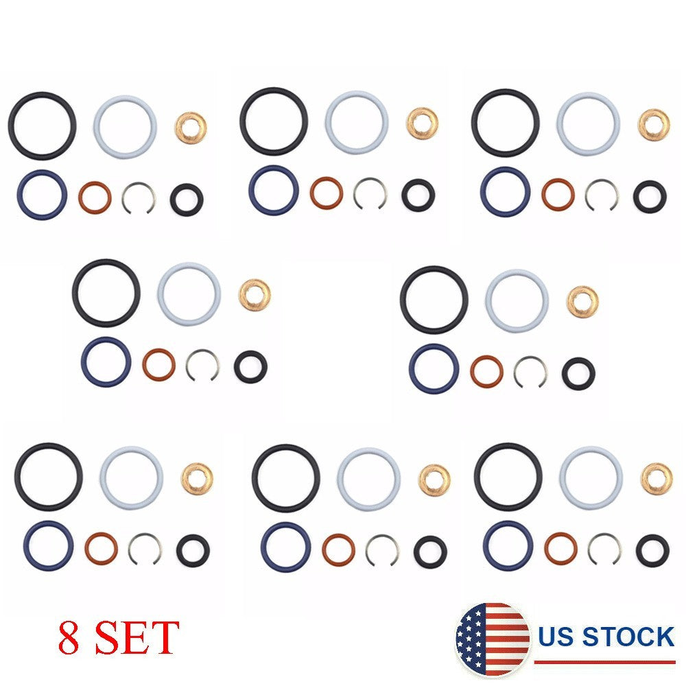 6.0L Power Stroke Injector Seal Kit - New Direct-Fit Diesel Replacement
