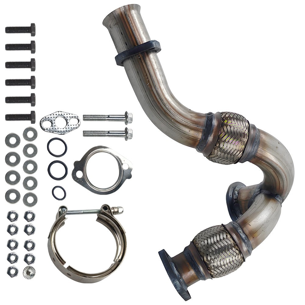 6.0L Power Stroke Up-Pipe Kit 2003-2007 - New Direct-Fit Diesel Replacement