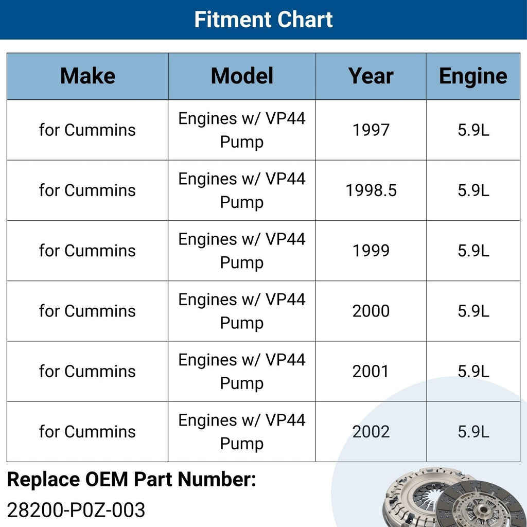 5.9L Cummins Injection Pump 1998 - Remanufactured Direct-Fit Diesel Replacement
